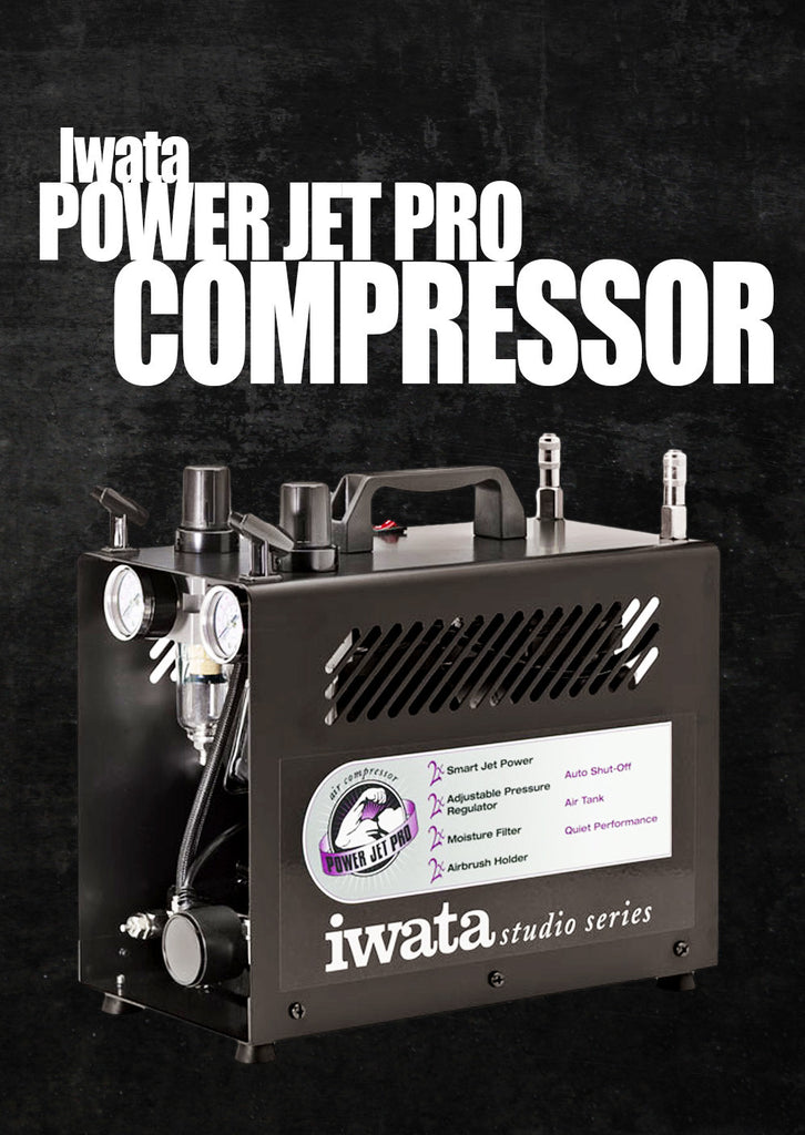 Iwata Power Jet Pro Compressor – Tattoo Pro Stencils